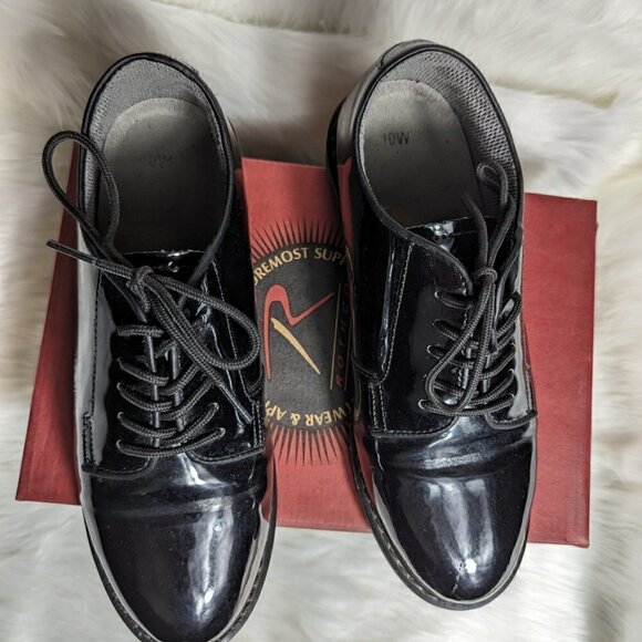 Rothco Black Hi-Gloss Lightweight Oxfords Men’s Size 10 W Black main image 10